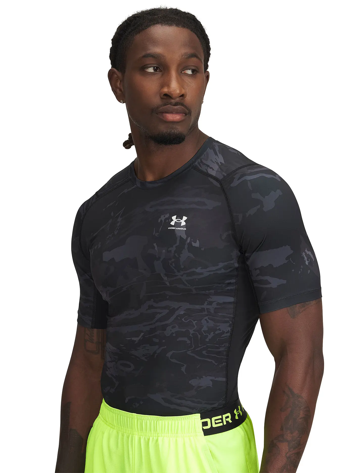 UNDER ARMOUR | Herren Fitnessshirt UA HeatGear® Amour Printed | 